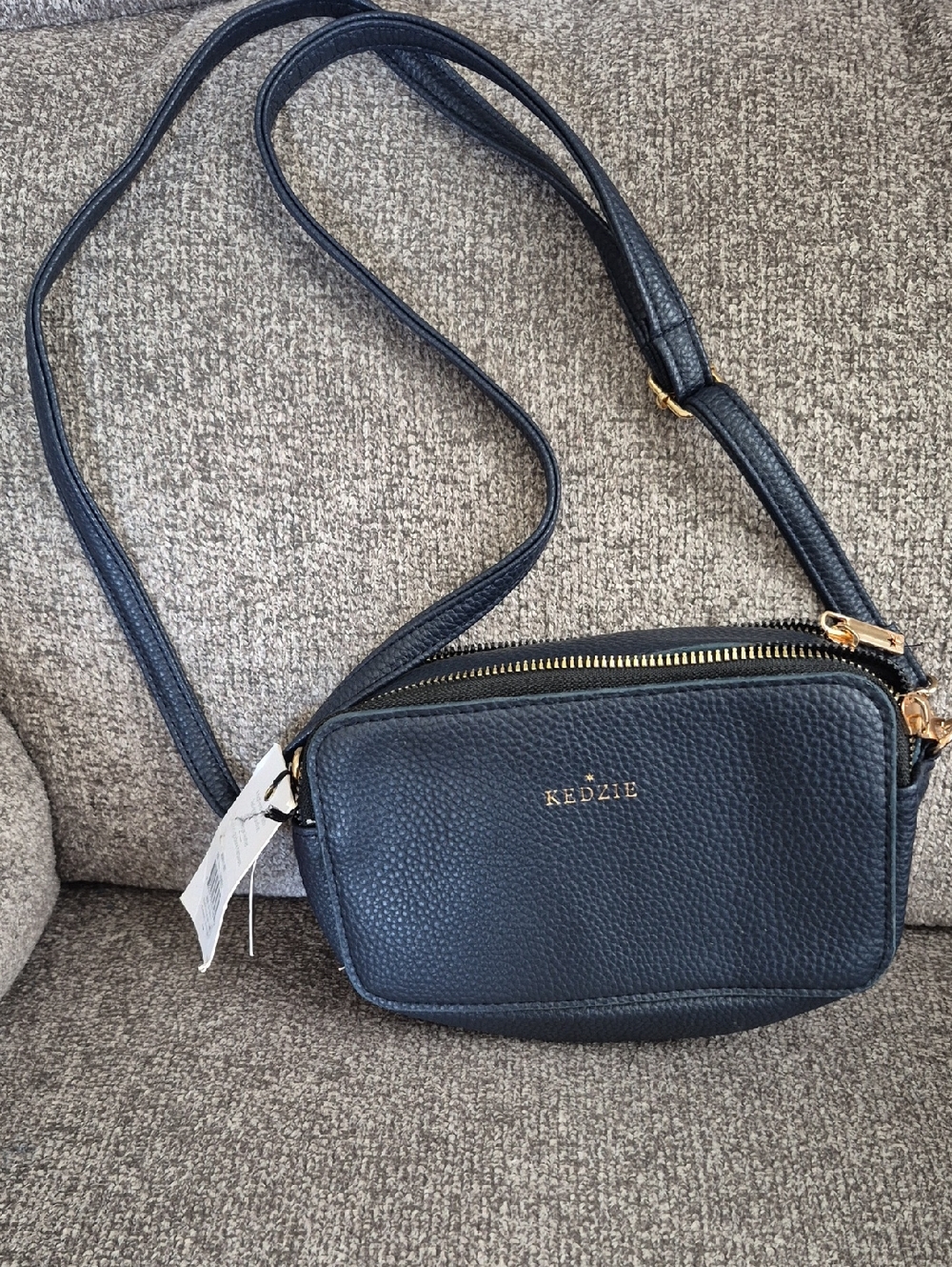 Kedzie Modernist Vegan Leather Crossbody Purse nwt